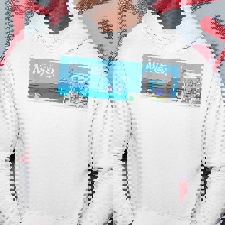 Beautifuleaside Town Hayama Unny Day Myusy パーカー 面白い贈り物