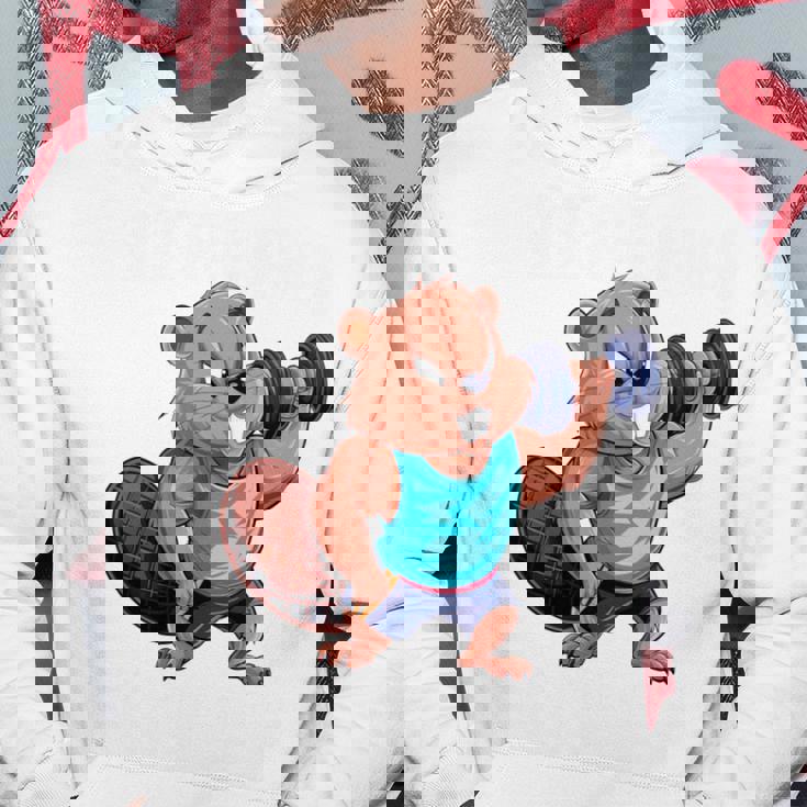 Bóbr Kurwa Gym Fitness Meme ボディービルダー&パンパー 長袖tシャツ パーカー 面白い贈り物