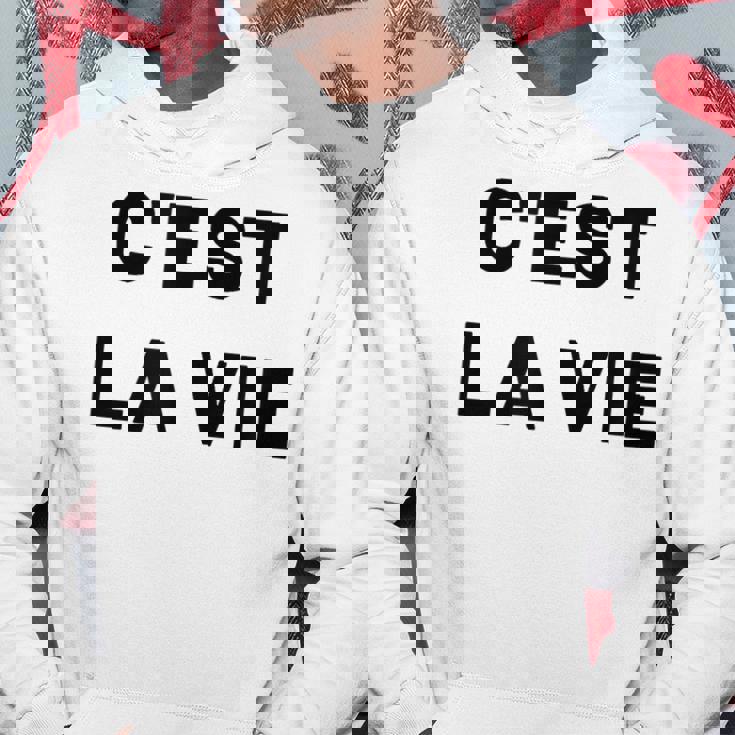 C'est Laie フランス語格言グラフィックデザイン パーカー 面白い贈り物