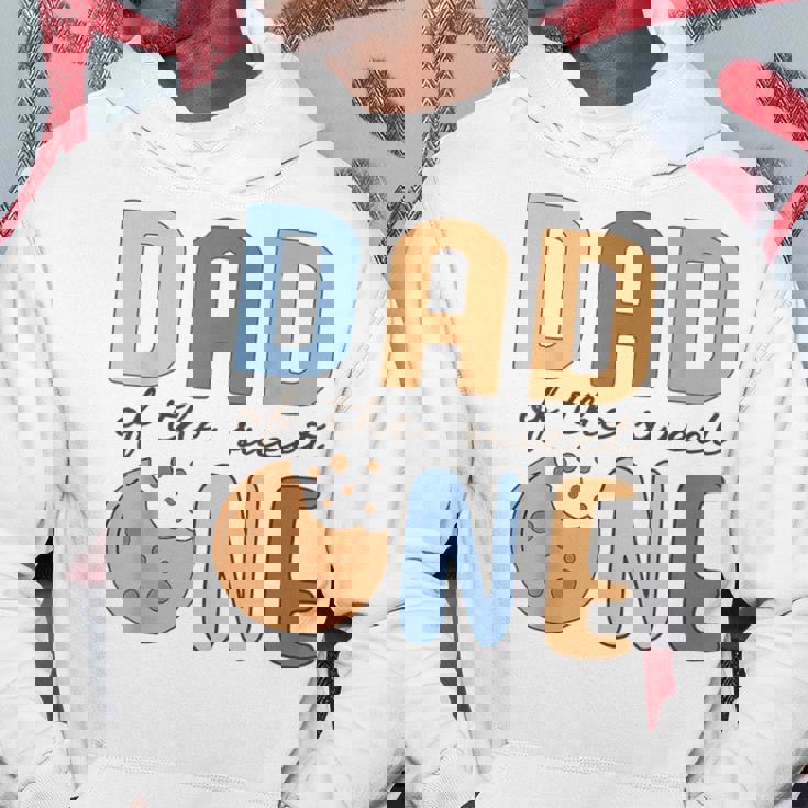 Dad Of Theweet One クッキーとミルク 1歳の誕生日パーティー パーカー 面白い贈り物