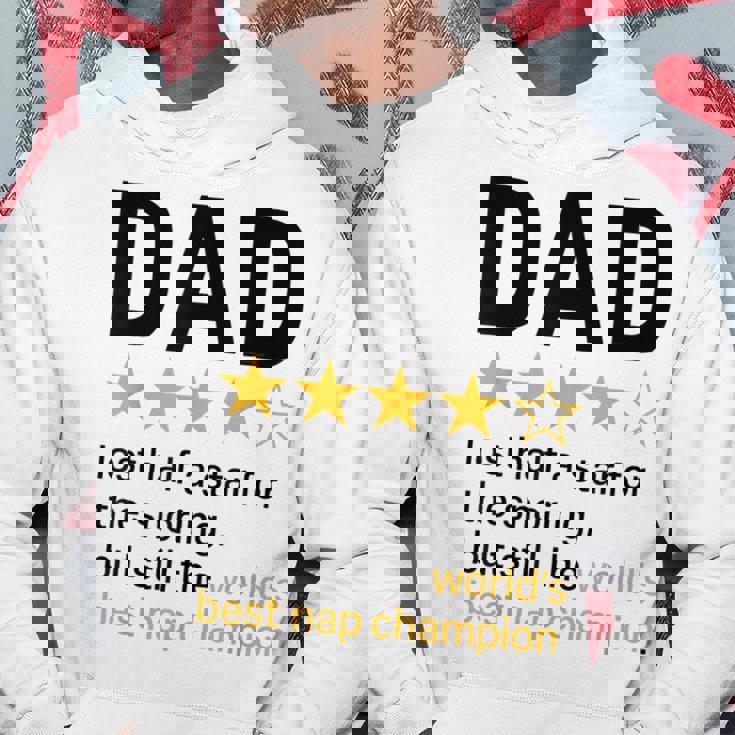 Dadtar Rating いびきジョーク 世界最高のお昼寝チャンピオン パーカー 面白い贈り物
