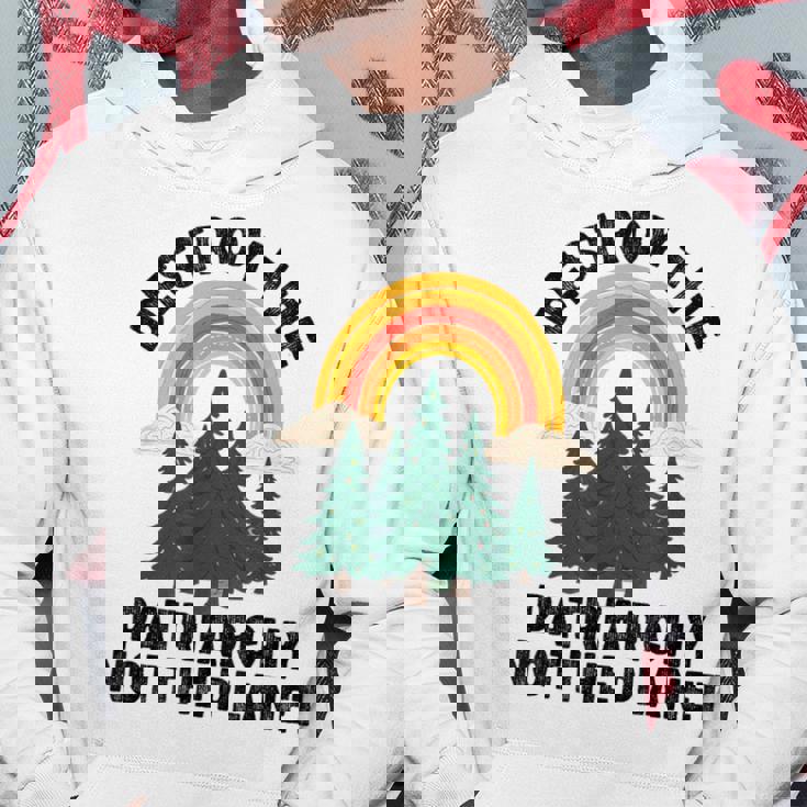 Destroy The Patriarchy Not The Planet フェミニスト フェミニズム パーカー 面白い贈り物