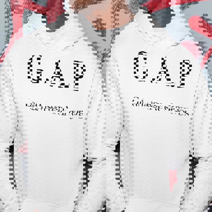 GAP 神は祈りに答えてくださる 長袖tシャツ パーカー 面白い贈り物