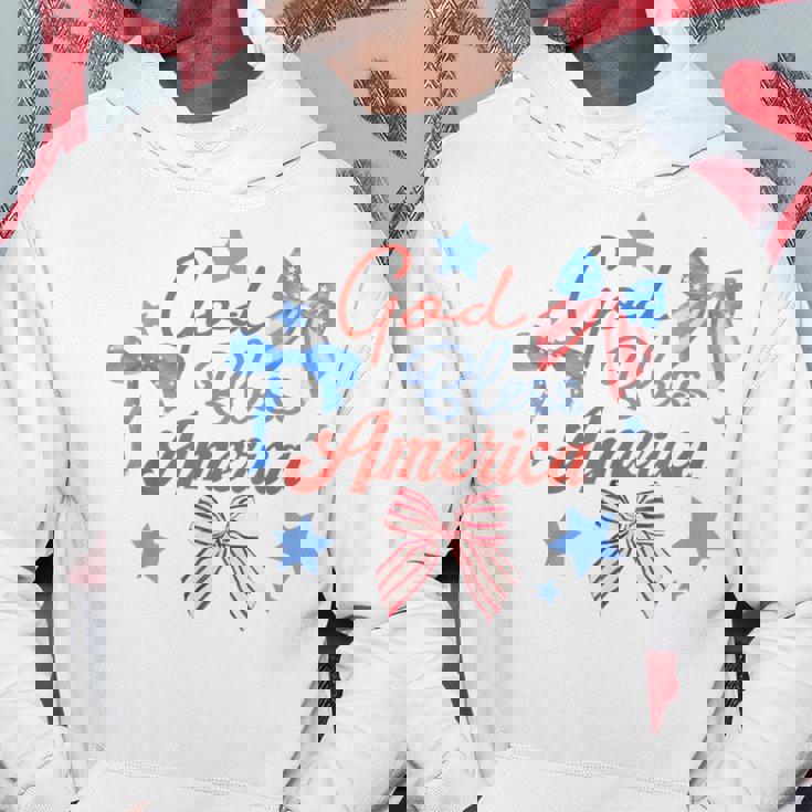 God Bless America コケットボウ 7月4日 キリスト教の愛国心 パーカー 面白い贈り物