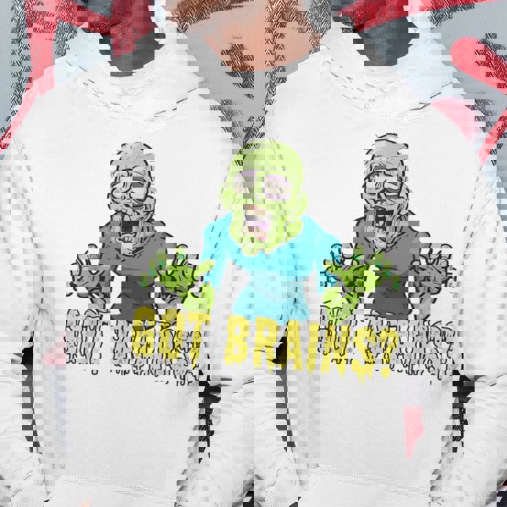 Got Brains Hungry Zombie ハロウィン 漫画 ゾンビ パーカー 面白い贈り物