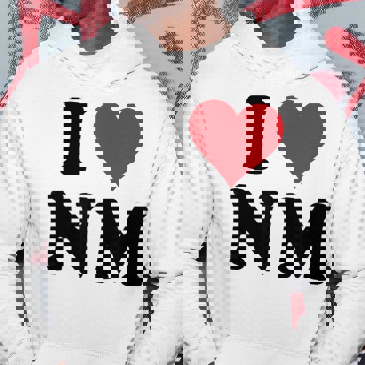 I Heart Nm Initials I Love NM First And Last Name N M パーカー 面白い贈り物