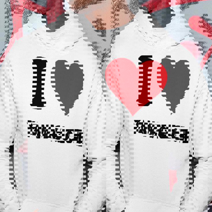 I Heart 山口 Japan Love 日本土産 パーカー 面白い贈り物