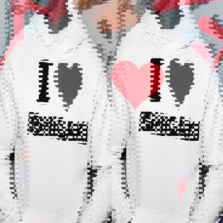 I Heart 石垣 Japan Love 日本土産 パーカー 面白い贈り物