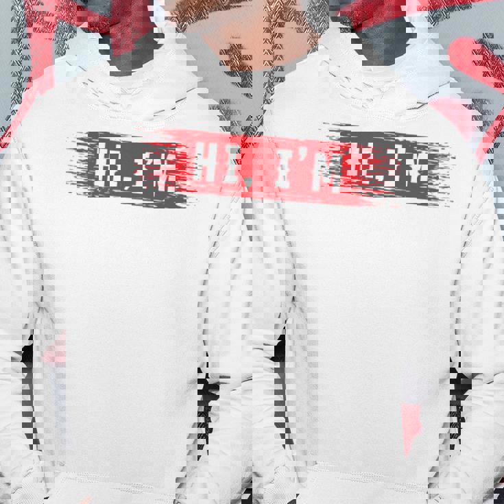 Hi I'm Tommy 名前 Tommy 長袖tシャツ パーカー 面白い贈り物