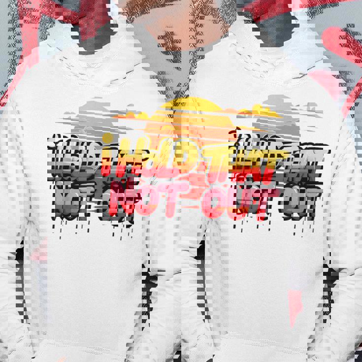 I Hold That Not Out Denglishaying パーカー 面白い贈り物