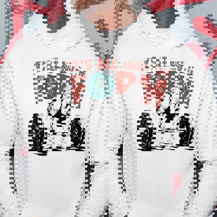 It's All About The Form デッドリフティング トランプ ワークアウト ジム 面白い パーカー 面白い贈り物