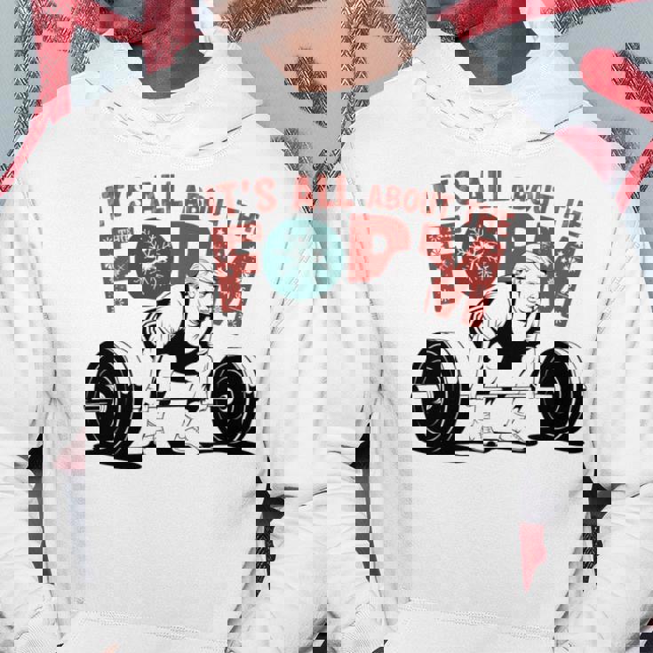 It's All About The Form デッドリフティング トランプ ワークアウト ジム 面白い 長袖tシャツ パーカー 面白い贈り物