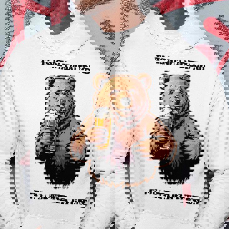 It's Not A Dad Bod、ビールで最高の人生を生きる父熊 長袖tシャツ パーカー 面白い贈り物