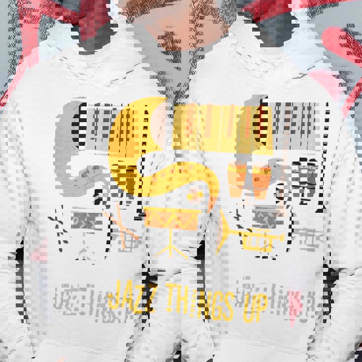 Jazz Things Up ヴィンテージジャズミュージック パーカー 面白い贈り物