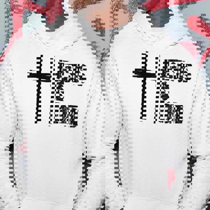 Jesus Is Lord 十字架 信仰 クリスチャン 聖書 神聖 パーカー 面白い贈り物