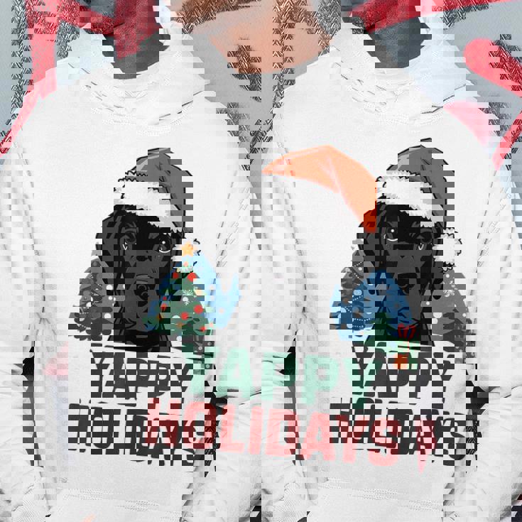 Lab クリスマス ラブラドールレトリバー Yappy Holidays Dog パーカー 面白い贈り物