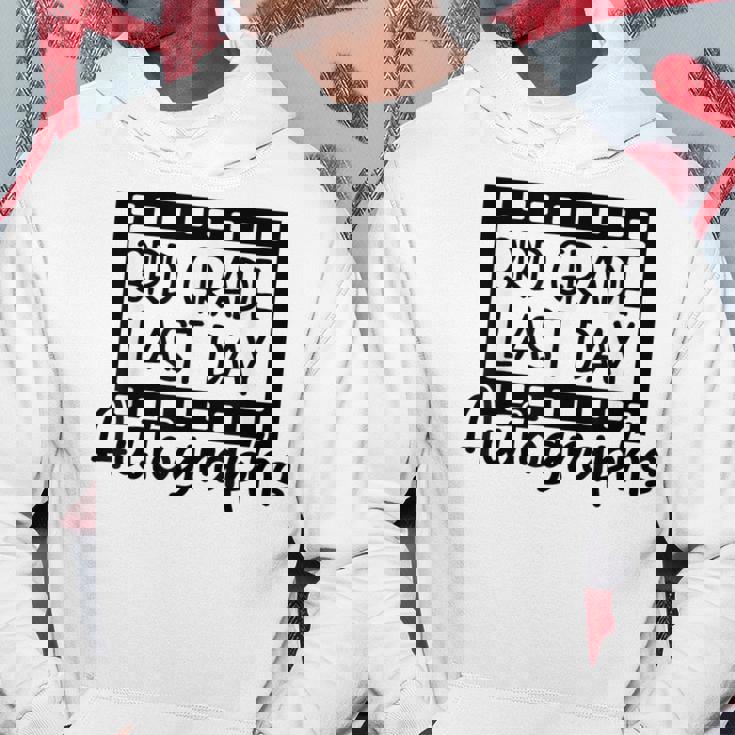 Last Day サイン入り 卒業 3年生 記念品 パーカー 面白い贈り物