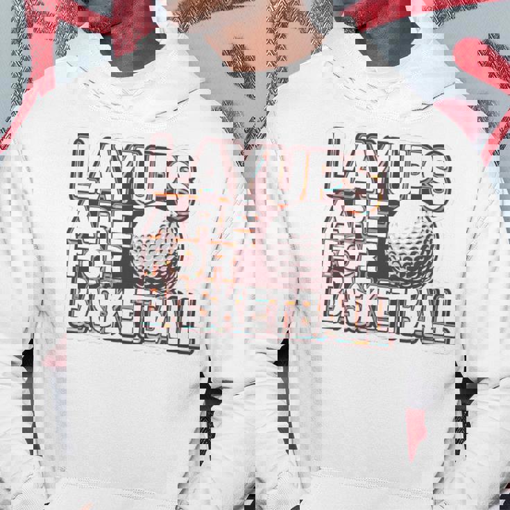 Layups Are For Basketball ゴルフ ユーモア スポーツ パーカー 面白い贈り物