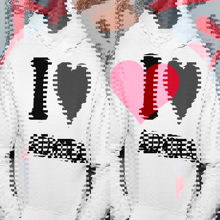 I Love Admira パーカー 面白い贈り物