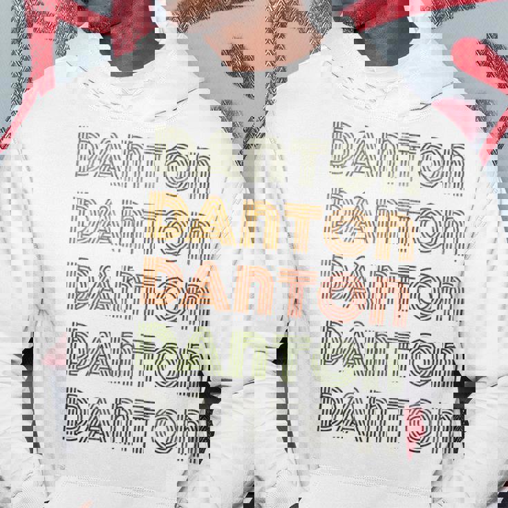 Love Heart Danton グランジ ビンテージスタイル ブラック ダントン 長袖tシャツ パーカー 面白い贈り物