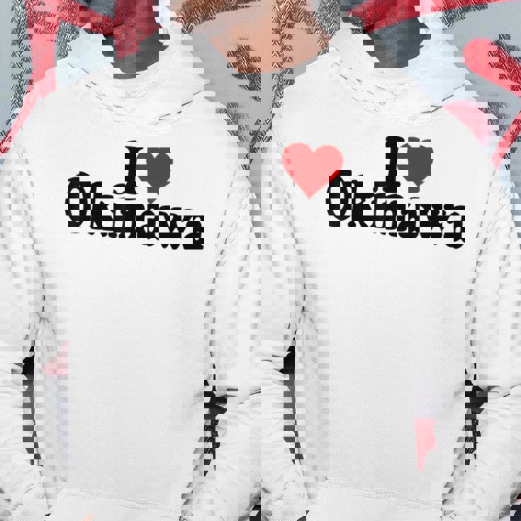 I Love Heart 沖縄ジャパン パーカー 面白い贈り物