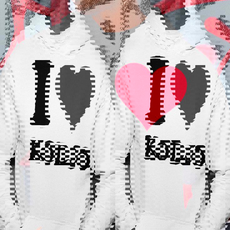 I Love Kodjo パーカー 面白い贈り物