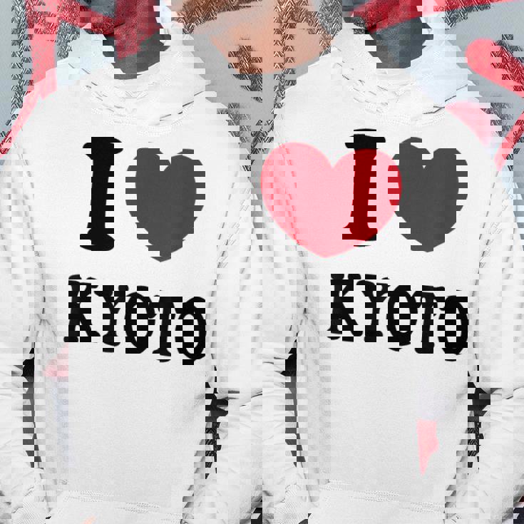 I Love Kyoto 京都が大好きです パーカー 面白い贈り物