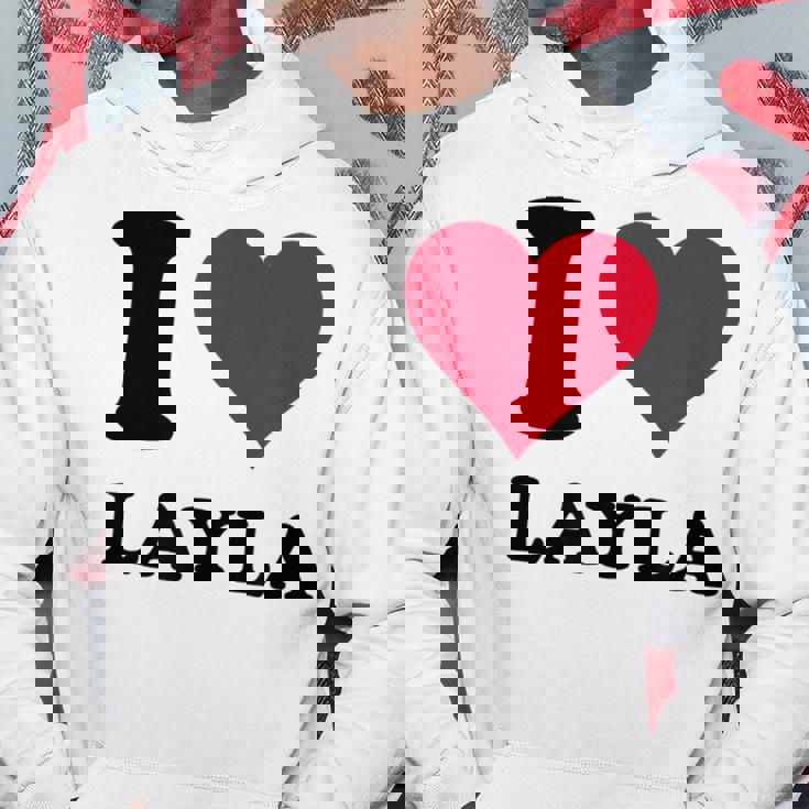 I Love Layla パーカー 面白い贈り物