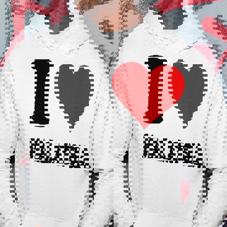 I Love Malaysia パーカー 面白い贈り物