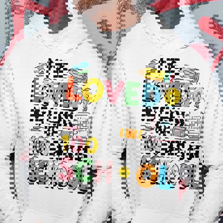 I Love Love My Class For 100 Days Ofchool 100Th パーカー 面白い贈り物