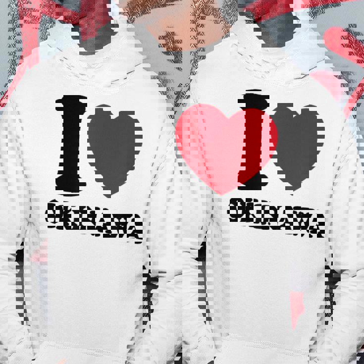 I Love Okinawa アイラブ 沖縄 メンズ 琉球 お土産 旅行 パーカー 面白い贈り物