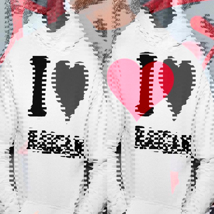 I Love Raigan パーカー 面白い贈り物