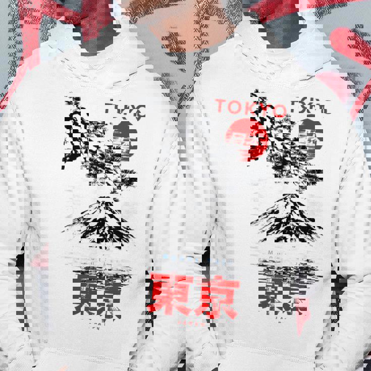I Love Tokyo、Tokyo Japan 富士山、東京ファッショングラフィック パーカー 面白い贈り物