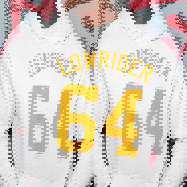 Lowrider 64 Jersey Number On The Back Classic Lowrider Car パーカー 面白い贈り物