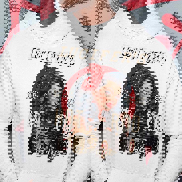 Lucifer's スーパーホットロッド ピンナップガール ロカビリー ガレージ レトロ パーカー 面白い贈り物