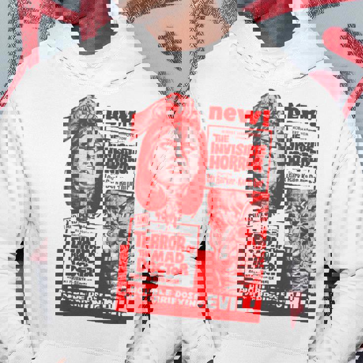 Mad Doctor Terror ハロウィンモンスターポスター ホラー映画 パーカー 面白い贈り物