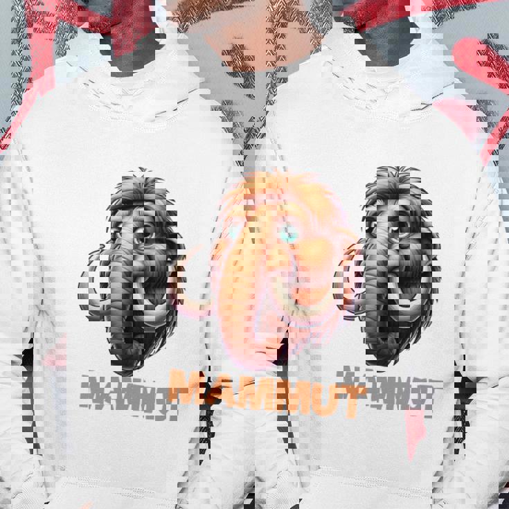 Mammut 氷河期 石器時代 象 ダス イスト マムート コスチューム 長袖tシャツ パーカー 面白い贈り物