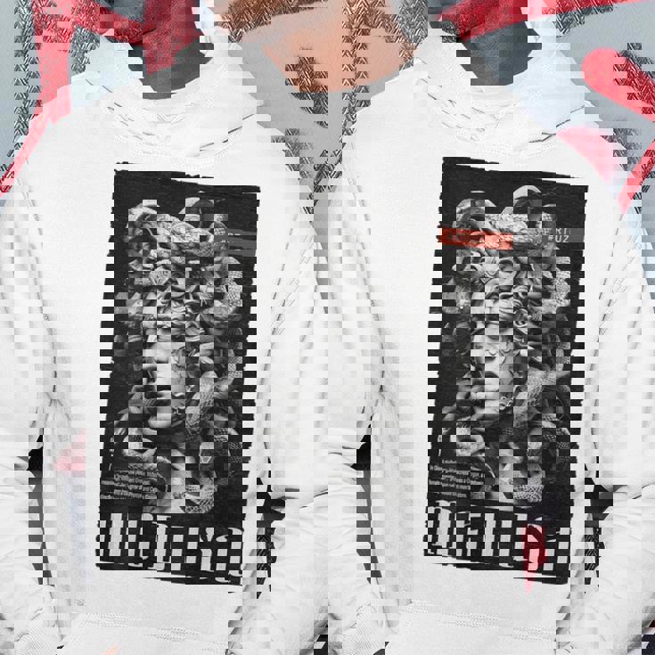 Medusa Backprint 女神の蛇 ギリシャ神話 バックプリント メデューサ パーカー 面白い贈り物