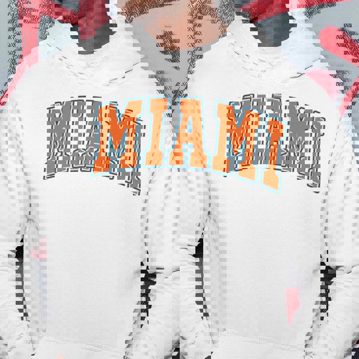 Miami Throwback Classic 長袖tシャツ パーカー 面白い贈り物