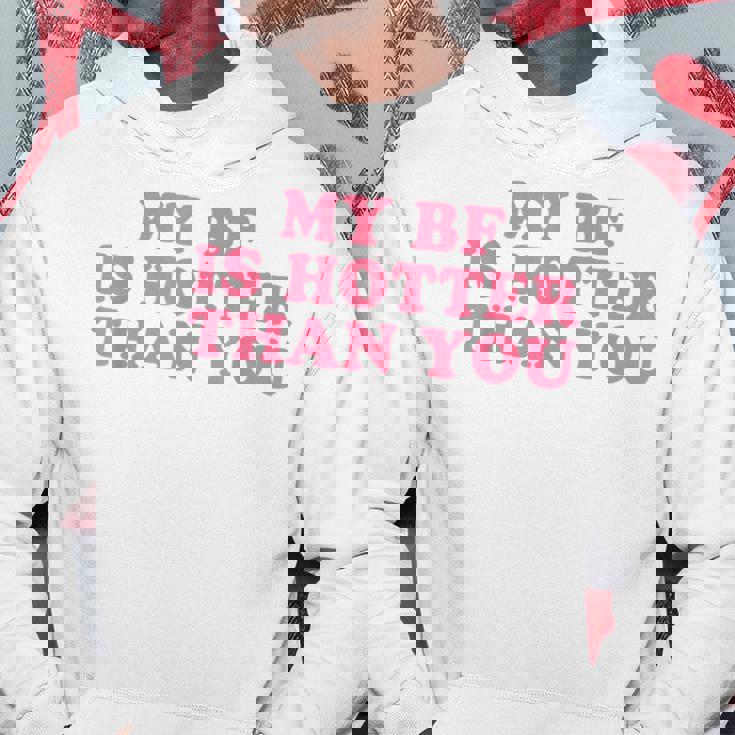 My Boyfriend Is Hotter Than You パーカー 面白い贈り物