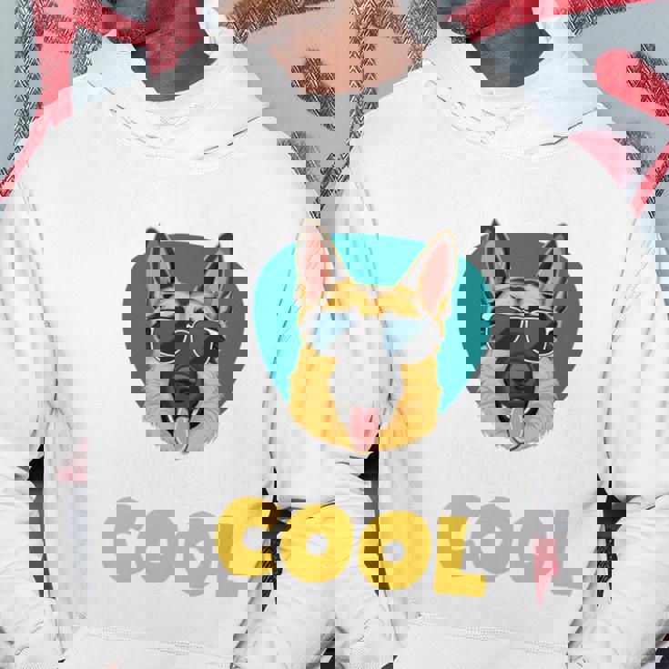 My Dog Thinks I'm Cool サングラス ジャーマンシェパード ドッグオーナー 長袖tシャツ パーカー 面白い贈り物