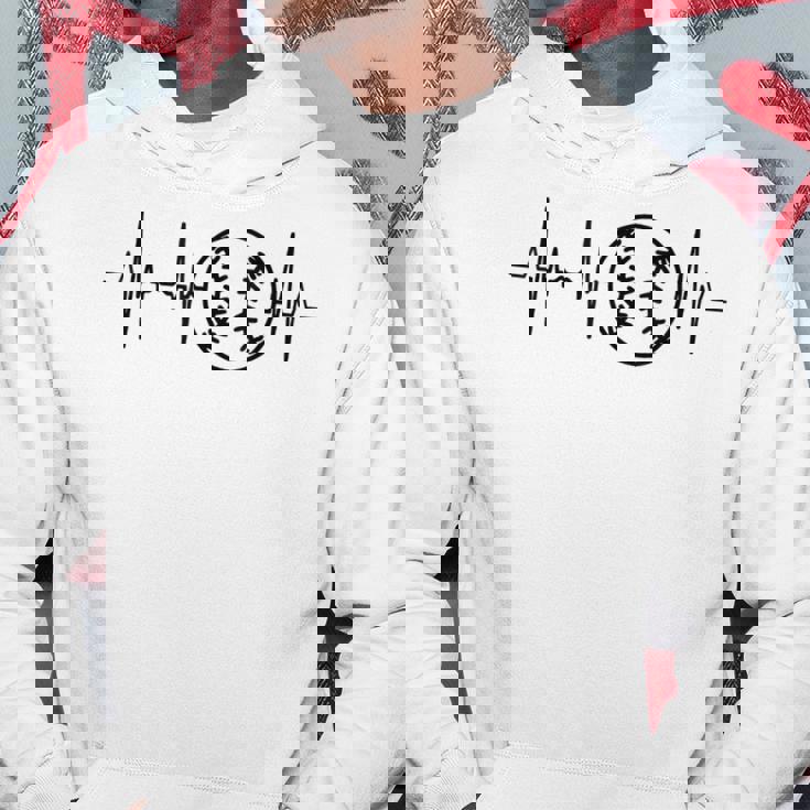 My Heart Beats Foroftball ソフトボーラー ハートビート パーカー 面白い贈り物