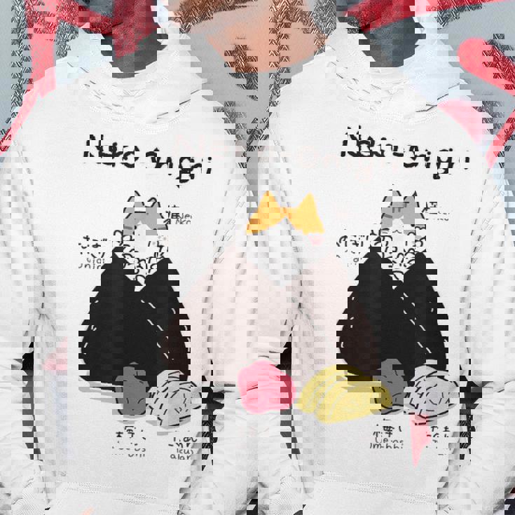 Neko おにぎりおむすび おにぎりの猫 日本食好き。 パーカー 面白い贈り物