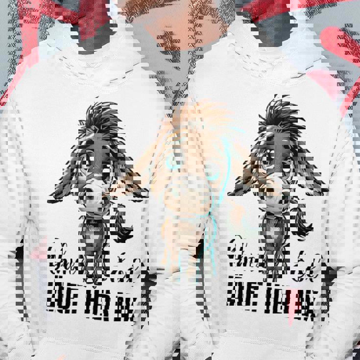 Ohne Esel Läuft Hier Nix ロバ 牧場 農業 ロバ パーカー 面白い贈り物