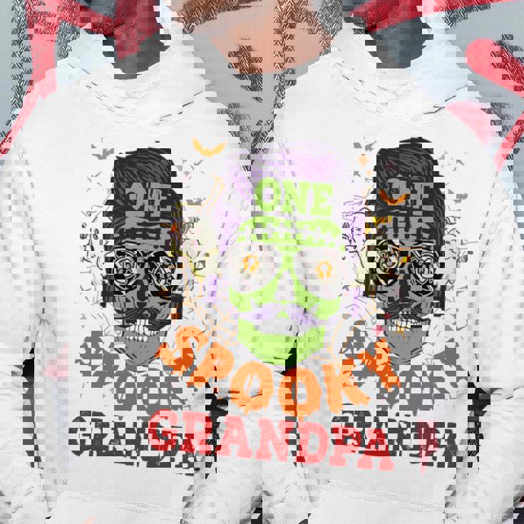 Onepooky Grandpa ハロウィン ホラーマン サングラス ファミリー 長袖tシャツ パーカー 面白い贈り物