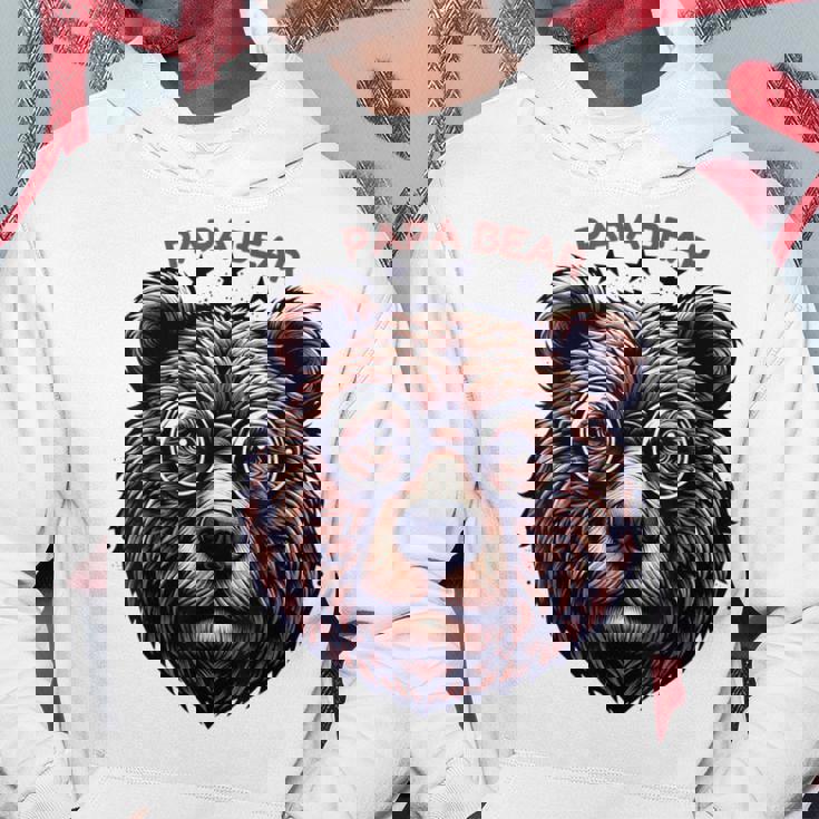 メンズ Papa Bear Face サングラス Papa Bear Lover 父の日 パーカー 面白い贈り物