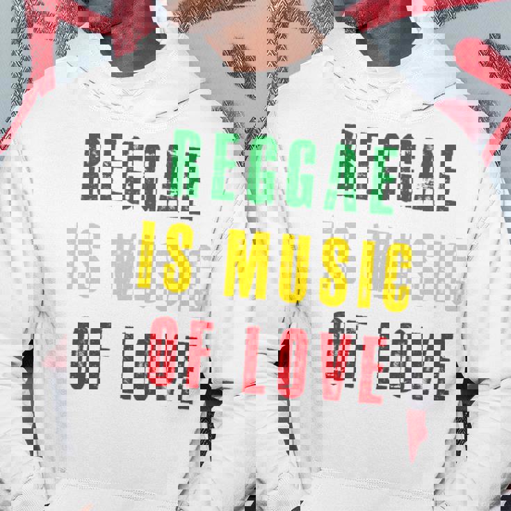 Reggae Is Music Of Love 長袖tシャツ パーカー 面白い贈り物