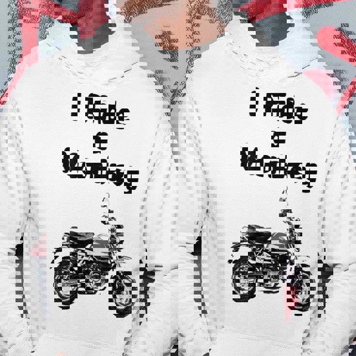 I Ride A Monkey オートバイ ミニバイクシャツ パーカー 面白い贈り物