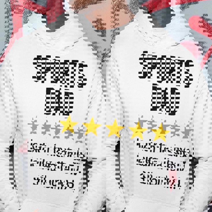 Sports Dad Loud In Thetands MVP 引用 パーカー 面白い贈り物