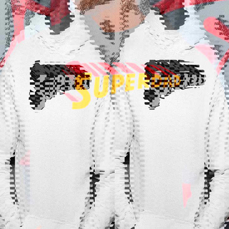 Super Daduperdad uperhero Dad パーカー 面白い贈り物